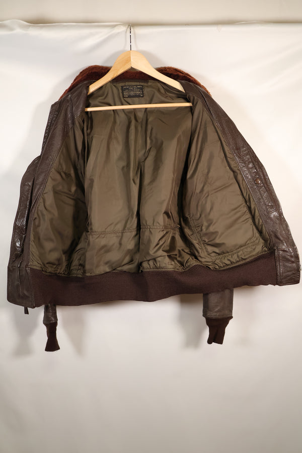 1963年契約　サイズ 44　アメリカ海軍　G-1　フライトジャケット　インターメディエイト　中古品