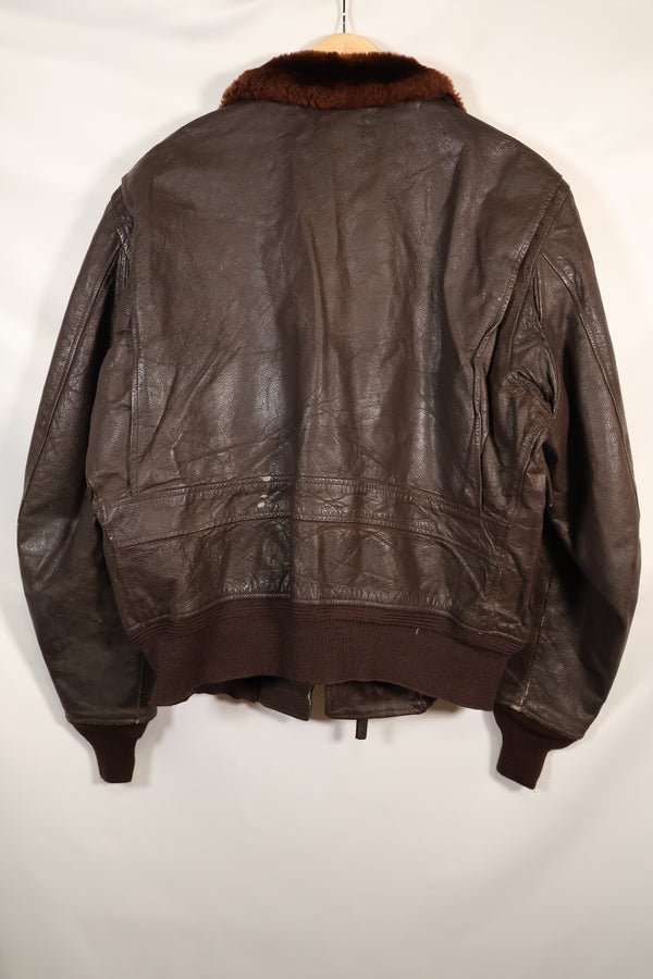 1963年契約　サイズ 44　アメリカ海軍　G-1　フライトジャケット　インターメディエイト　中古品