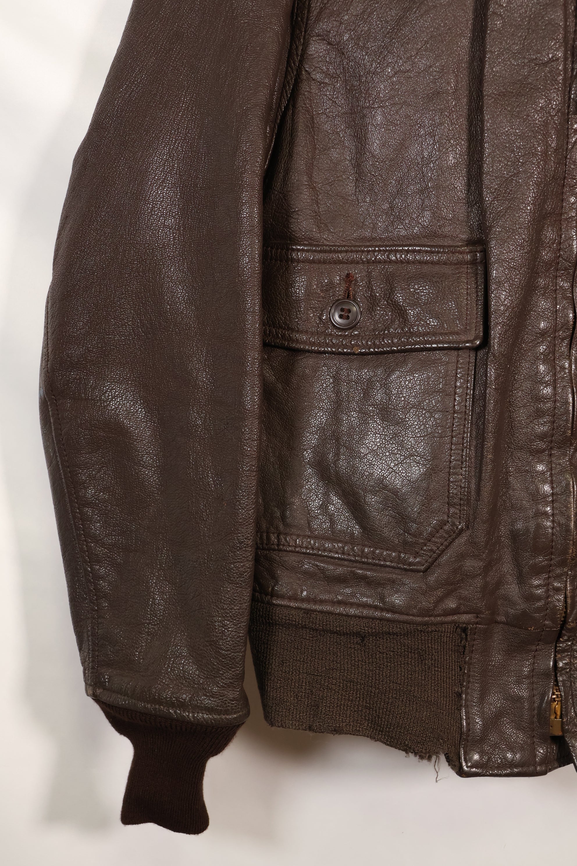 1971年契約　サイズ 42　アメリカ海軍　G-1　フライトジャケット　インターメディエイト　中古品