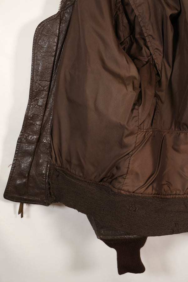 1971年契約　サイズ 42　アメリカ海軍　G-1　フライトジャケット　インターメディエイト　中古品