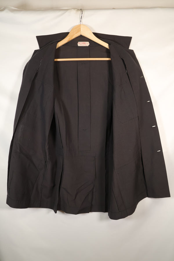 1960年代製　サイゴンテイラーメイド　ブラックサファリジャケット　パンツセット　