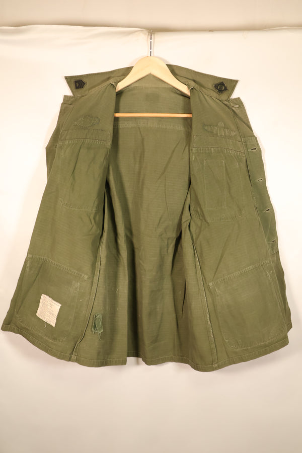 1970年契約　推定S-R　4th Model ジャングルファティーグ　ジャケット　タイ軍パッチ　中古品