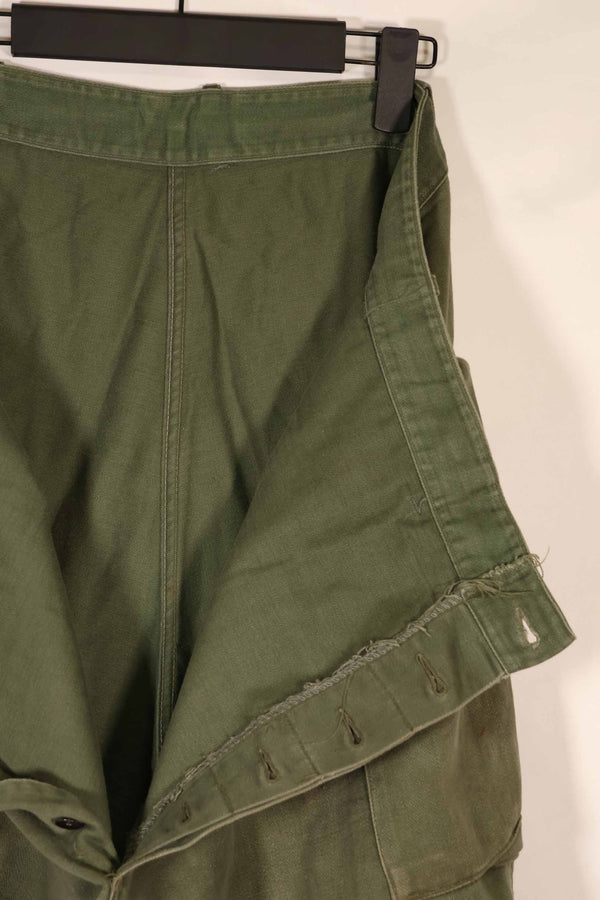 実物　1940年代〜50年代　アメリカ陸軍　M43 パンツカット　コットンパンツ　中古品