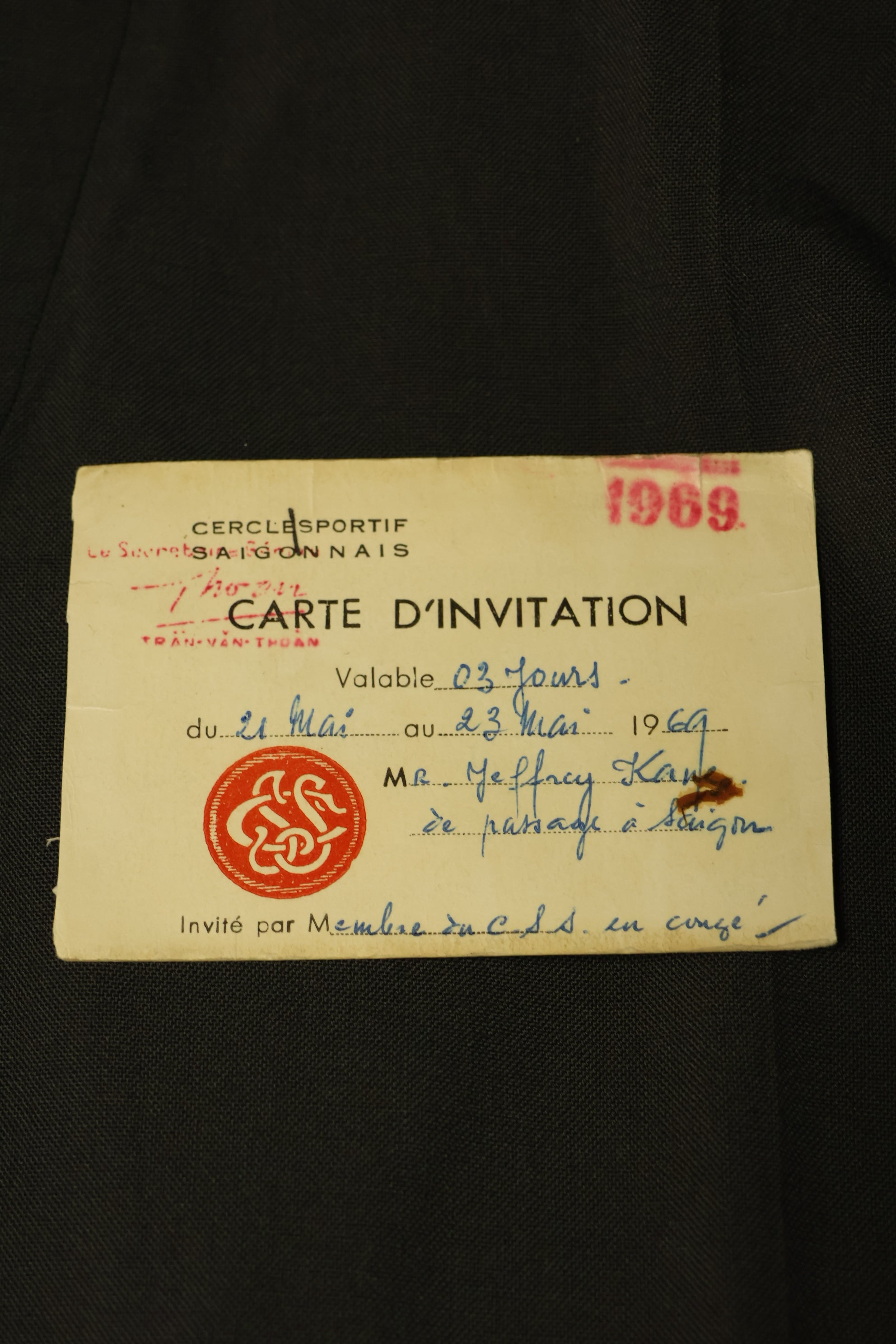 1960年代製　サイゴンテイラーメイド　ブラックサファリジャケット　パンツセット　