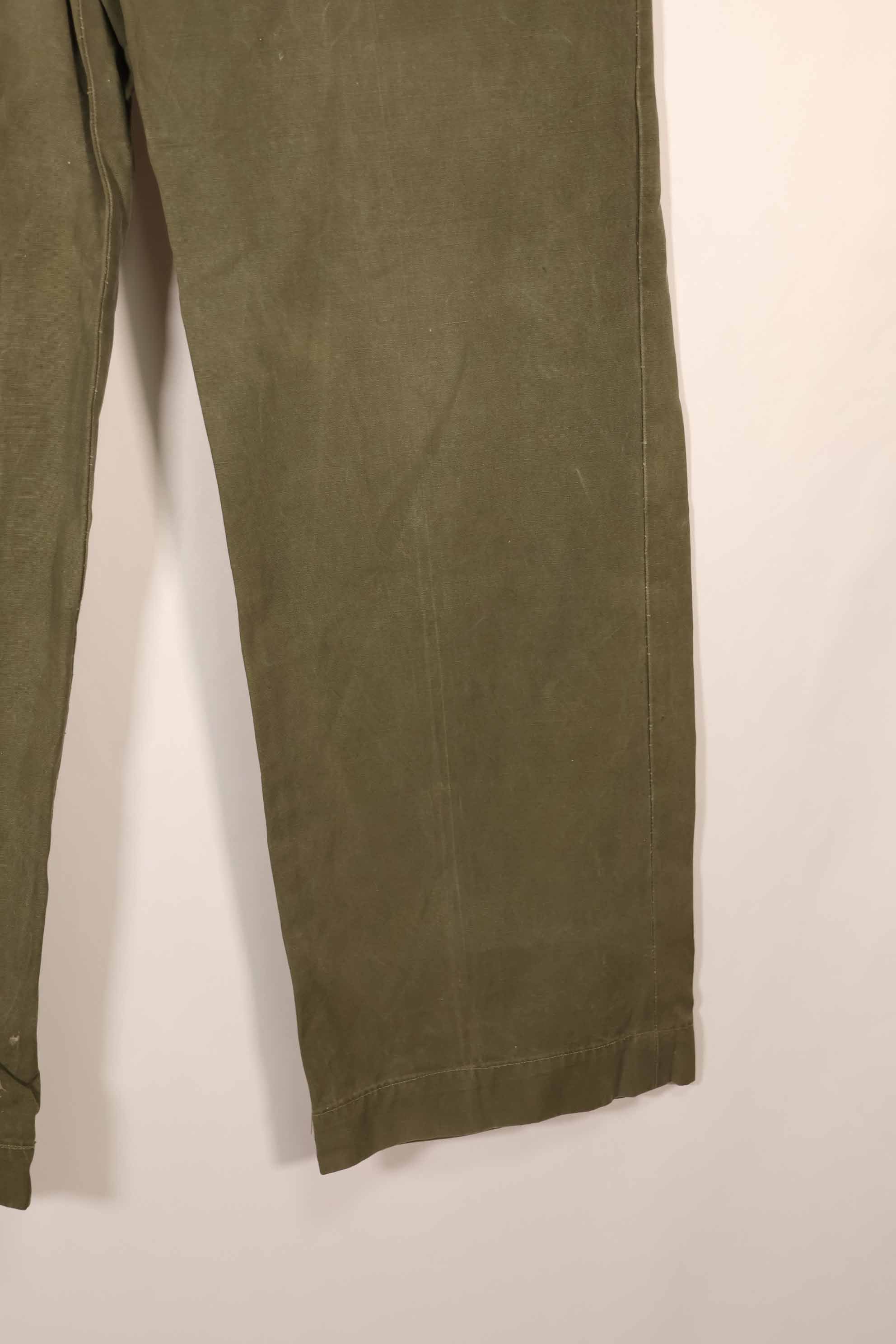 実物　1940年代　アメリカ陸軍　M45 コットンフィールドパンツ　中古品