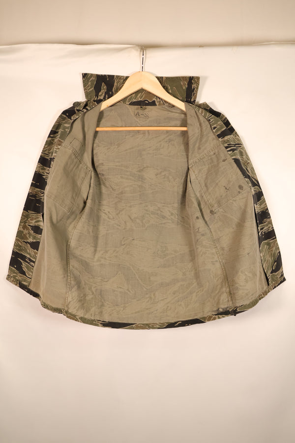1960年代　シルバータイガー　A-S　タイガーストライプ　シャツ　パッチ付　通訳　中古品