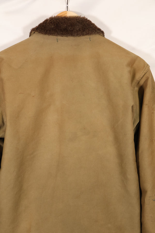 1940年代　サイズ38　WWII アメリカ海軍　N-1　デッキジャケット　中古品