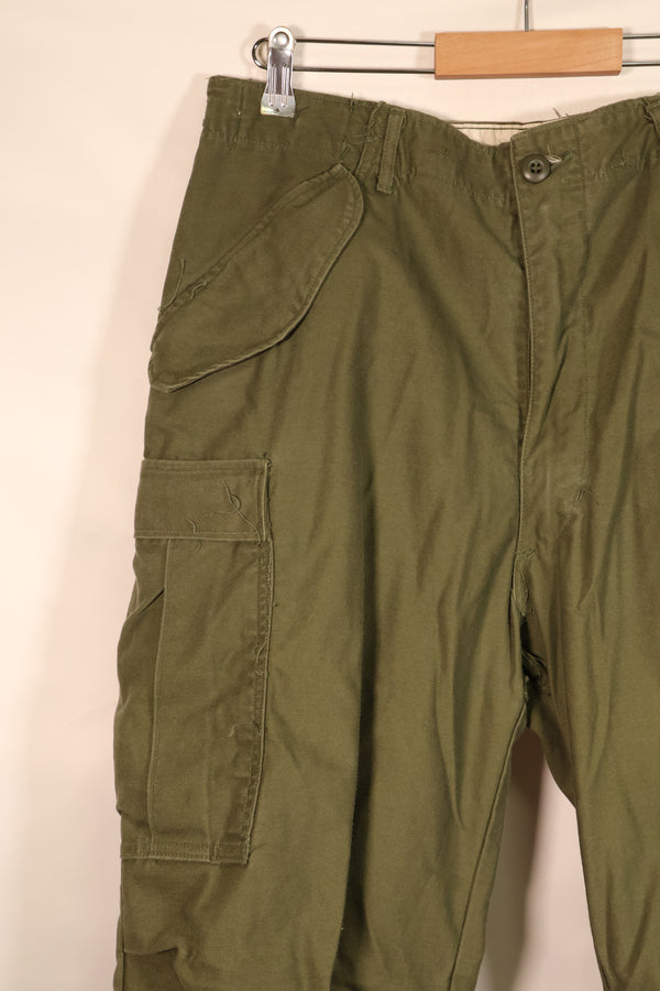 1967年契約　M-R　アメリカ軍　M-65 フィールドパンツ　初期個体　中古品