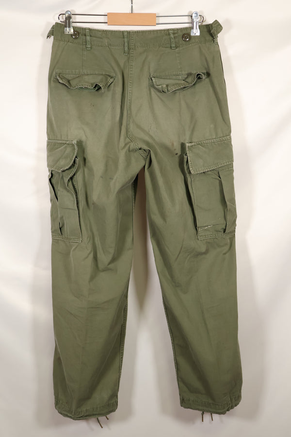 1960年代中盤　推定XS〜S　2nd Model ジャングルファティーグ　パンツ　中古品