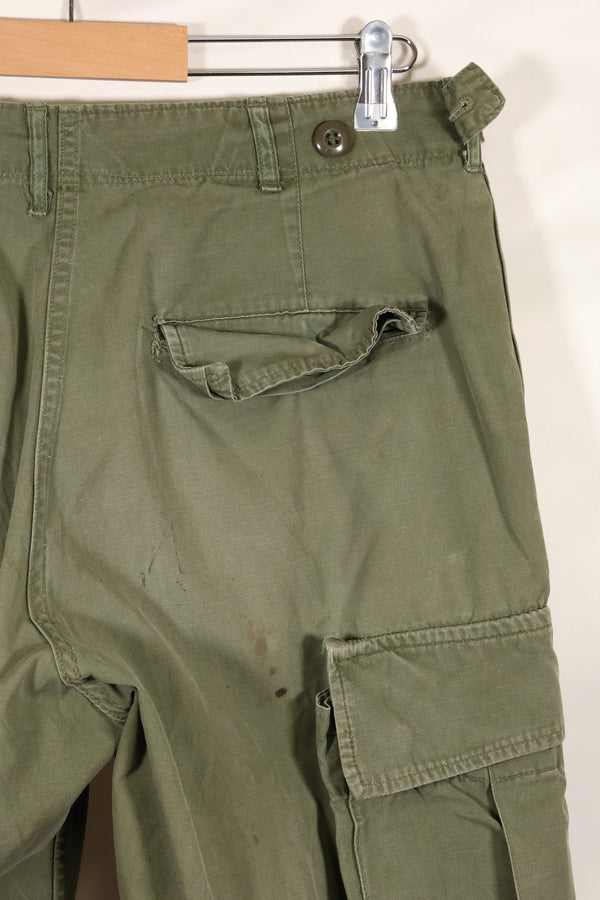 1960年代中盤　推定XS〜S　2nd Model ジャングルファティーグ　パンツ　中古品