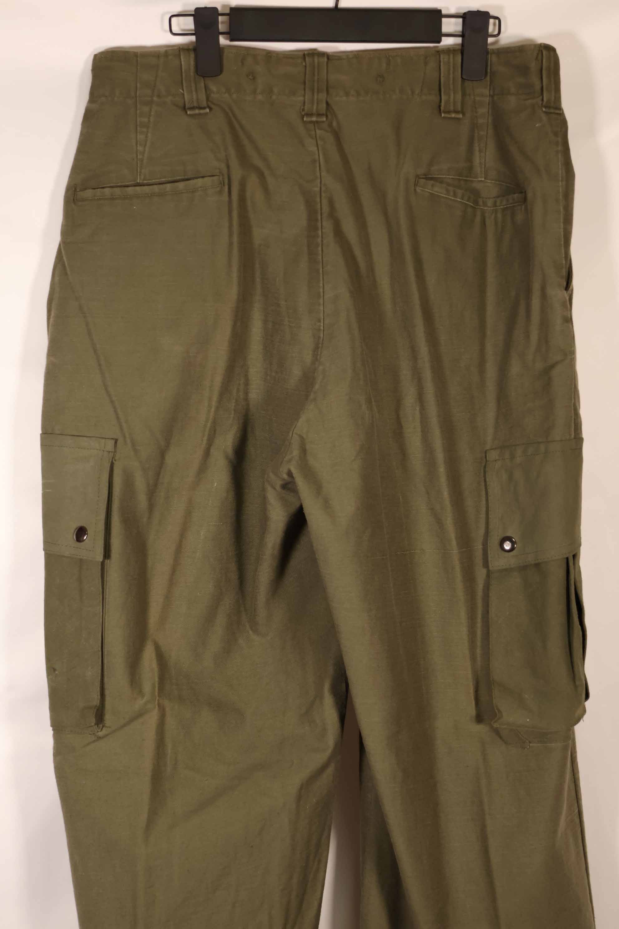 実物　1940〜50年代　アメリカ軍　M45　コットンフィールドパンツ　中古品