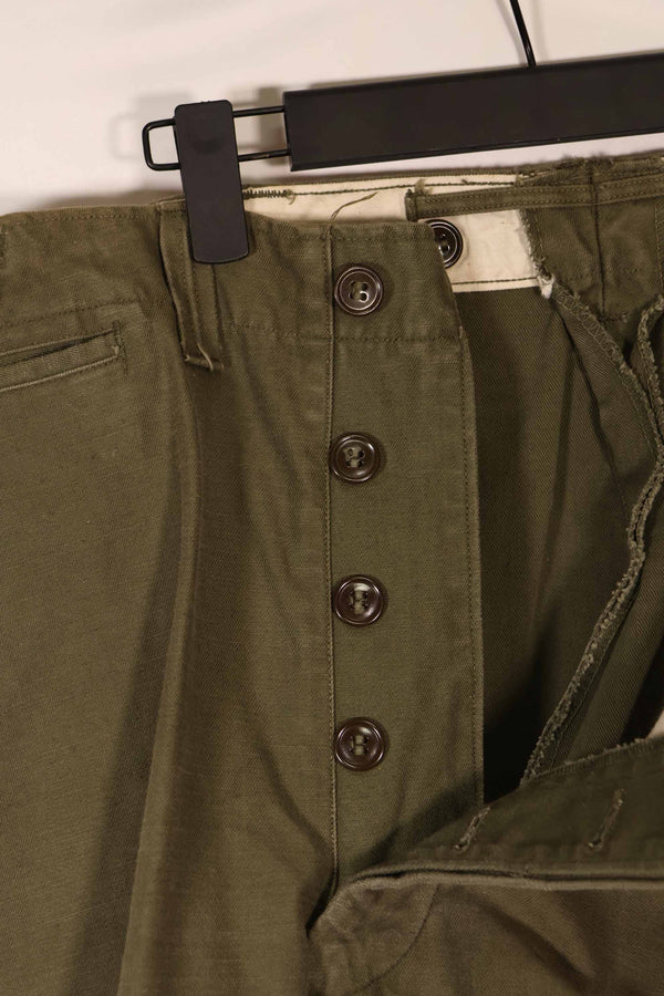 実物　1940〜50年代　アメリカ軍　M45　コットンフィールドパンツ　中古品