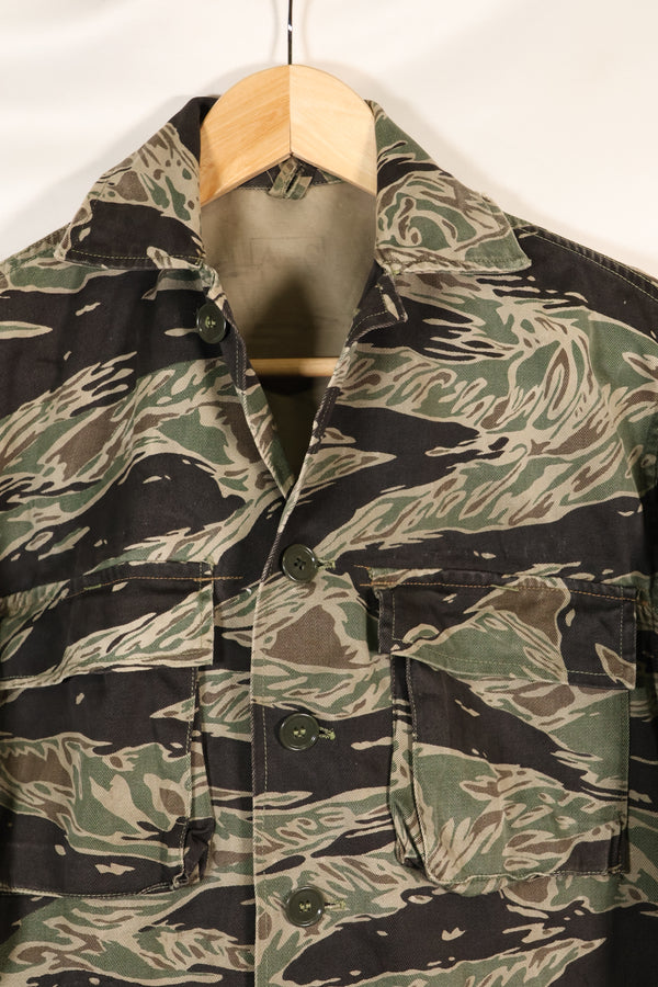 1960年代半　A-S　日本製　シルバータイガー　シャツ　タイガーストライプ　ローカル改造あり　中古品