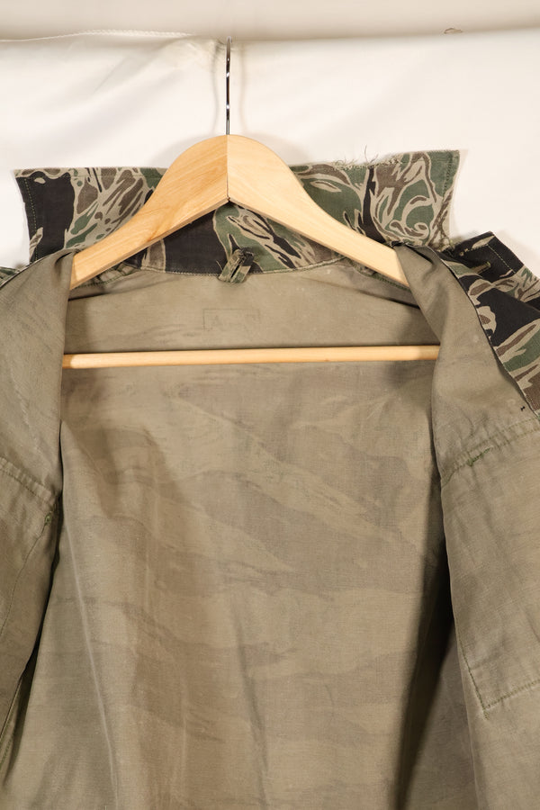 1960年代半　A-S　日本製　シルバータイガー　シャツ　タイガーストライプ　ローカル改造あり　中古品