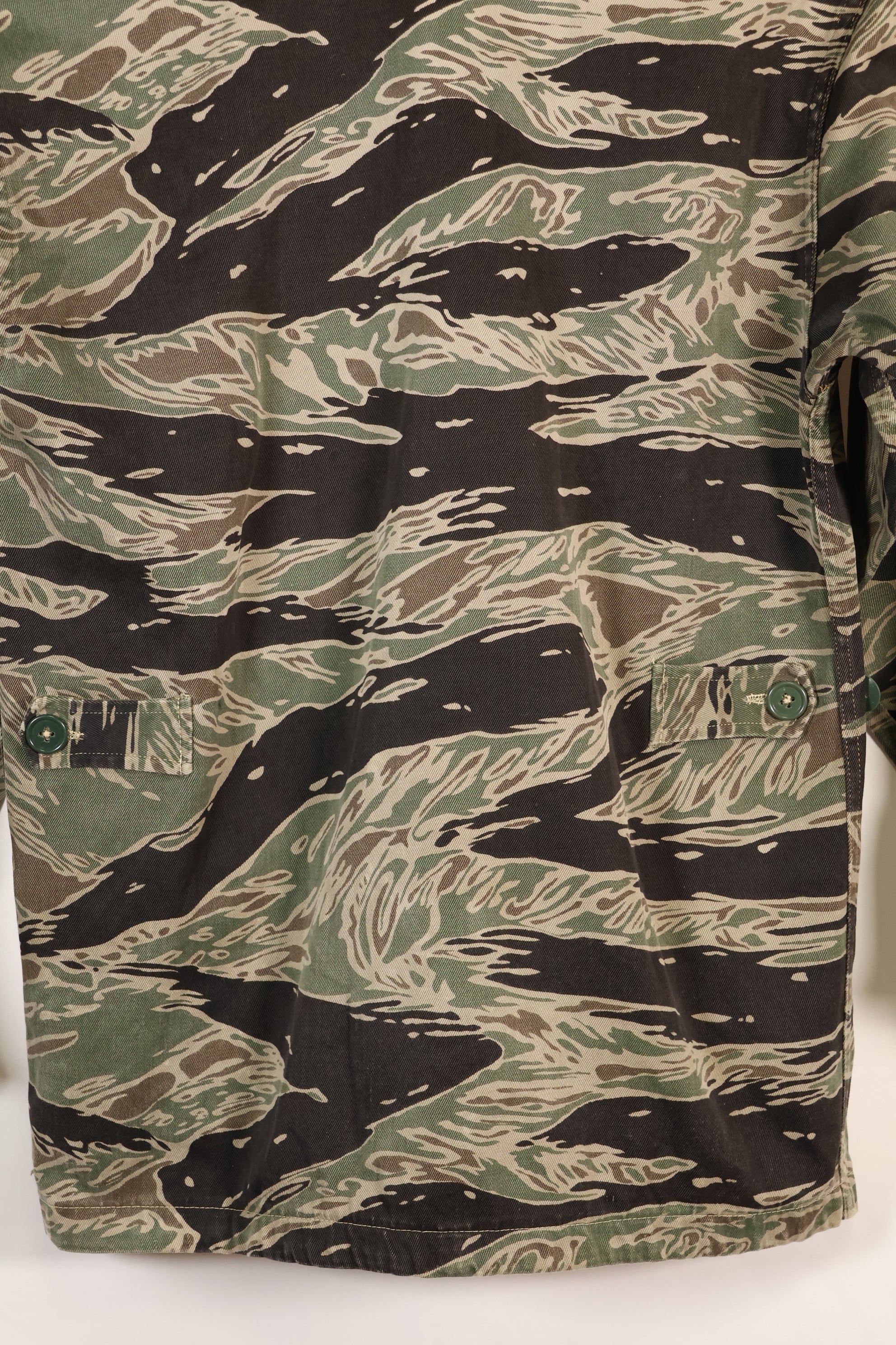 1960年代半　A-S　日本製　シルバータイガー　シャツ　タイガーストライプ　ローカル改造あり　中古品