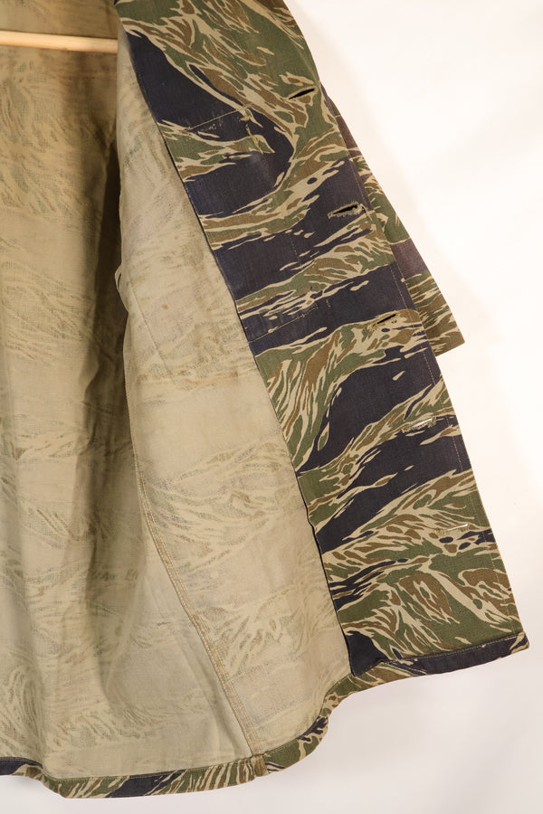 1960年代半　A-M　シルバータイガーシャツ　Asianカット　エポレット改造　中古品