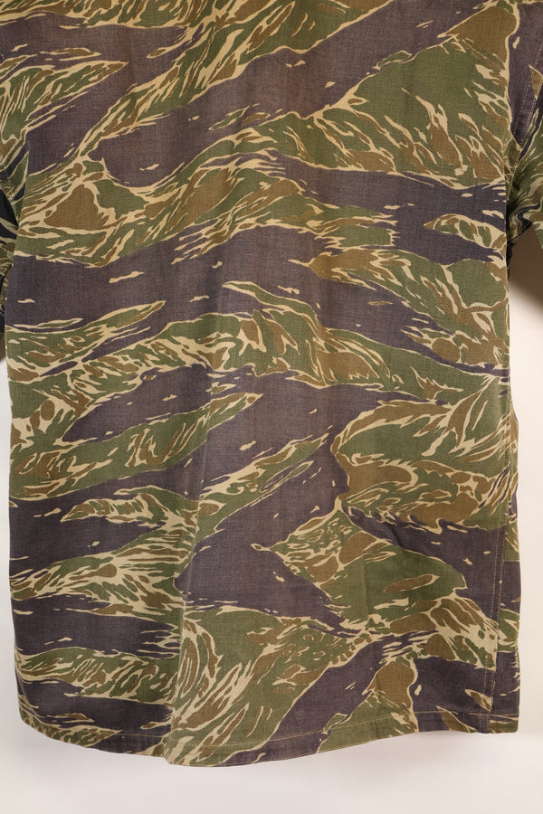 1960年代半　A-M　シルバータイガーシャツ　Asianカット　エポレット改造　中古品