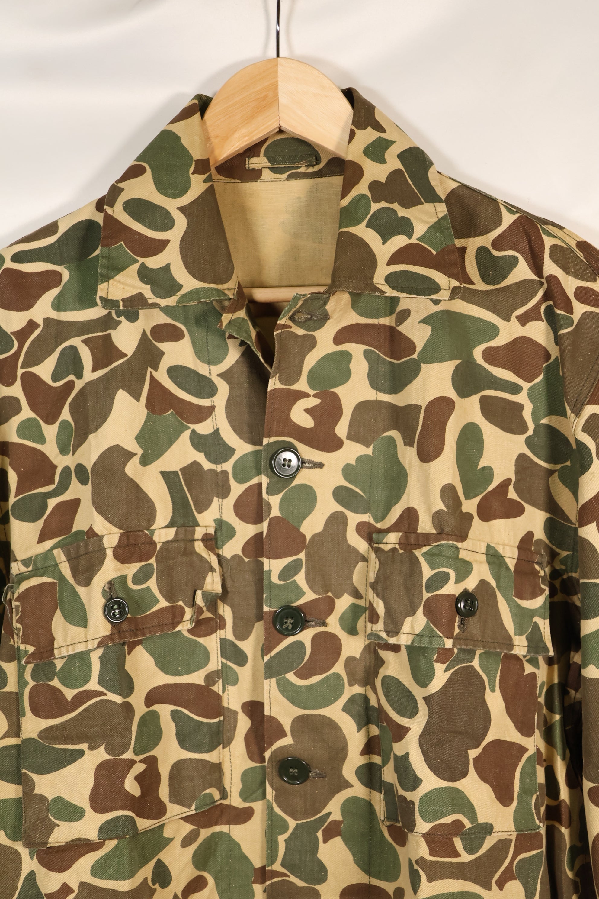 1970年代製造　沖縄製　ベオガム迷彩　ダックハンター　ハンティングシャツ　中古品