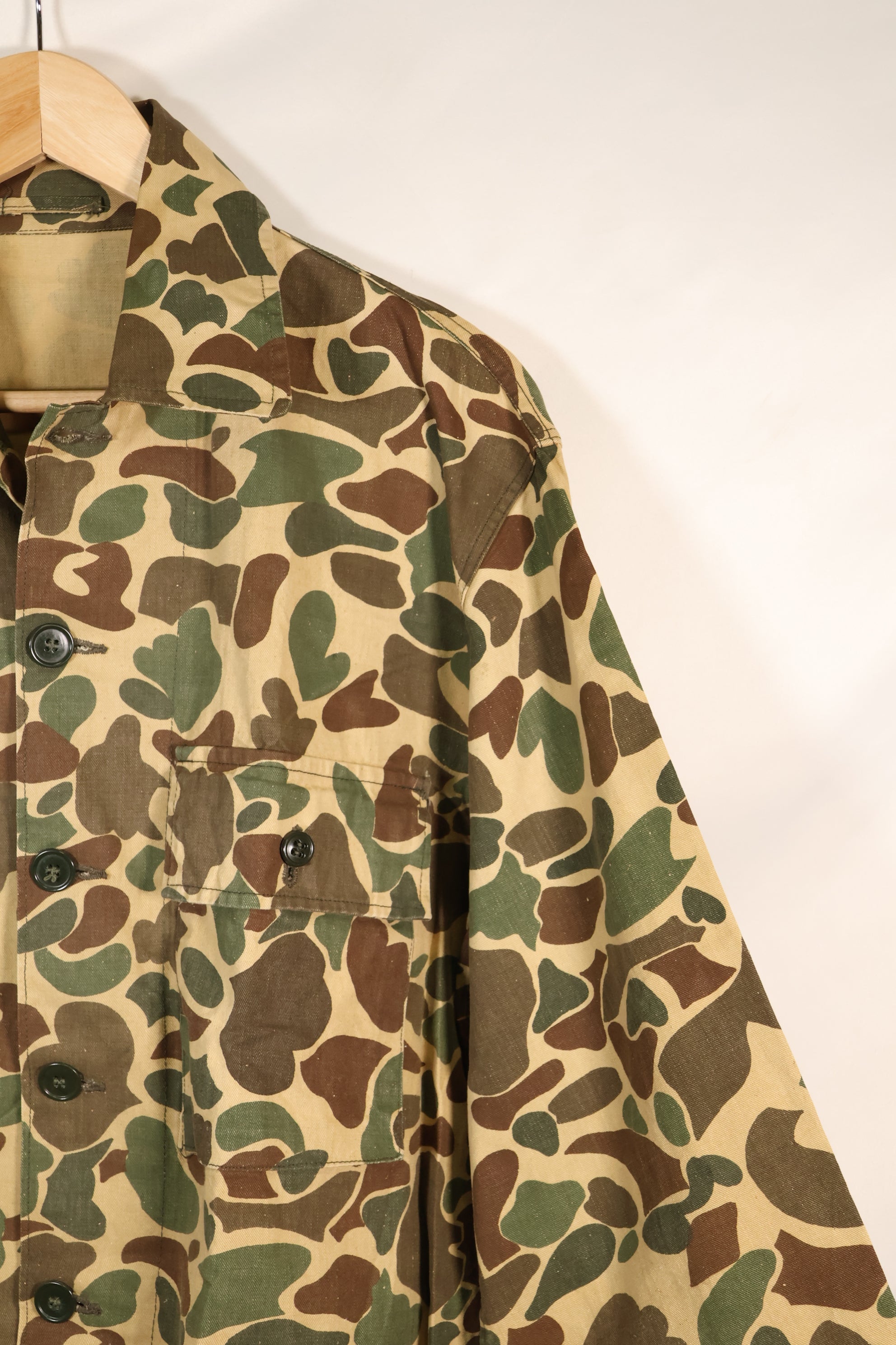 1970年代製造　沖縄製　ベオガム迷彩　ダックハンター　ハンティングシャツ　中古品