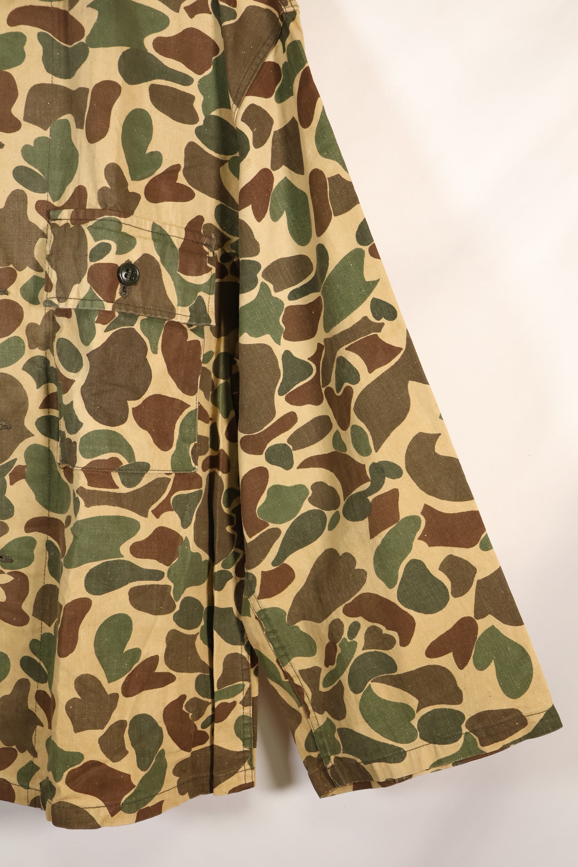 1970年代製造　沖縄製　ベオガム迷彩　ダックハンター　ハンティングシャツ　中古品