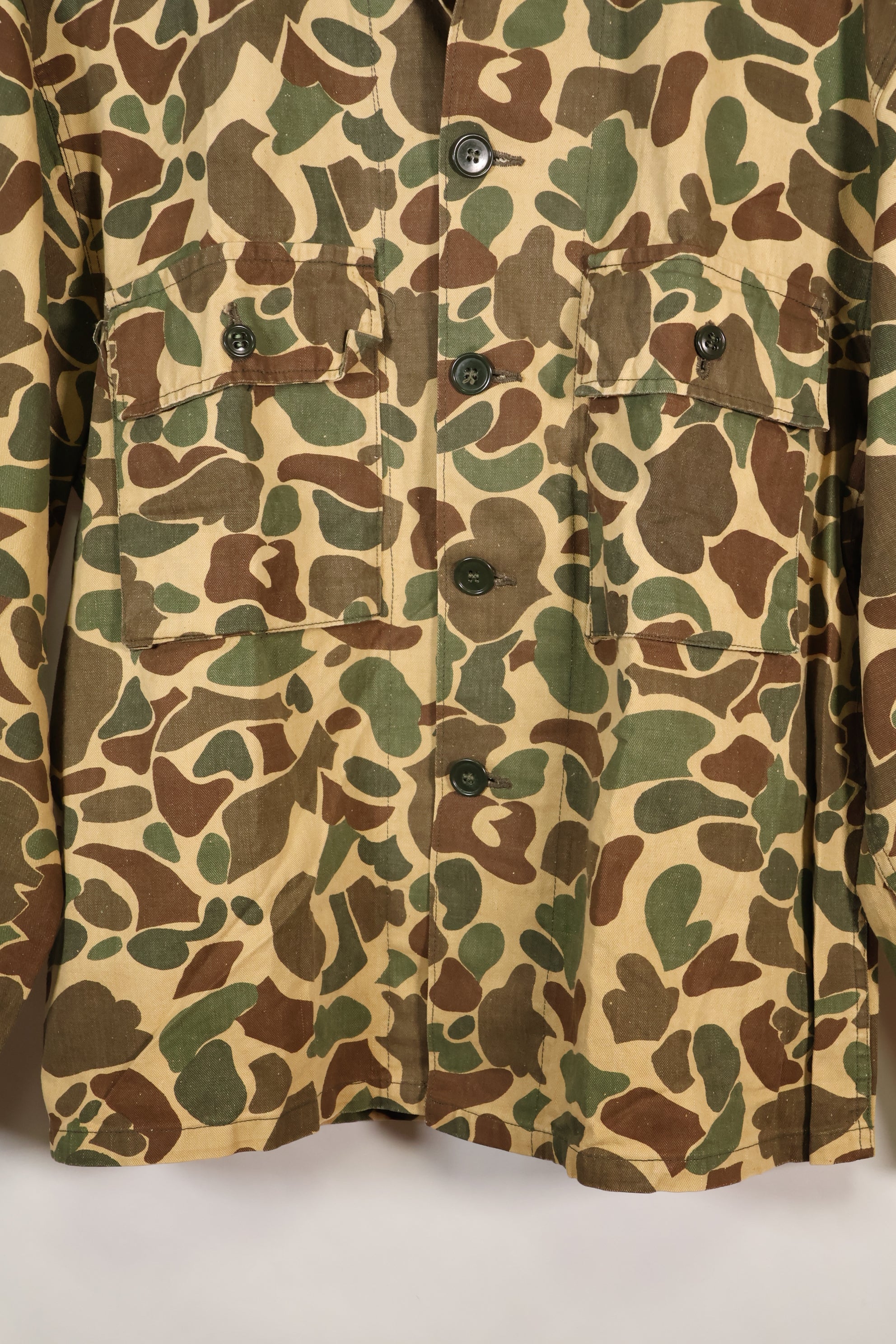 1970年代製造　沖縄製　ベオガム迷彩　ダックハンター　ハンティングシャツ　中古品