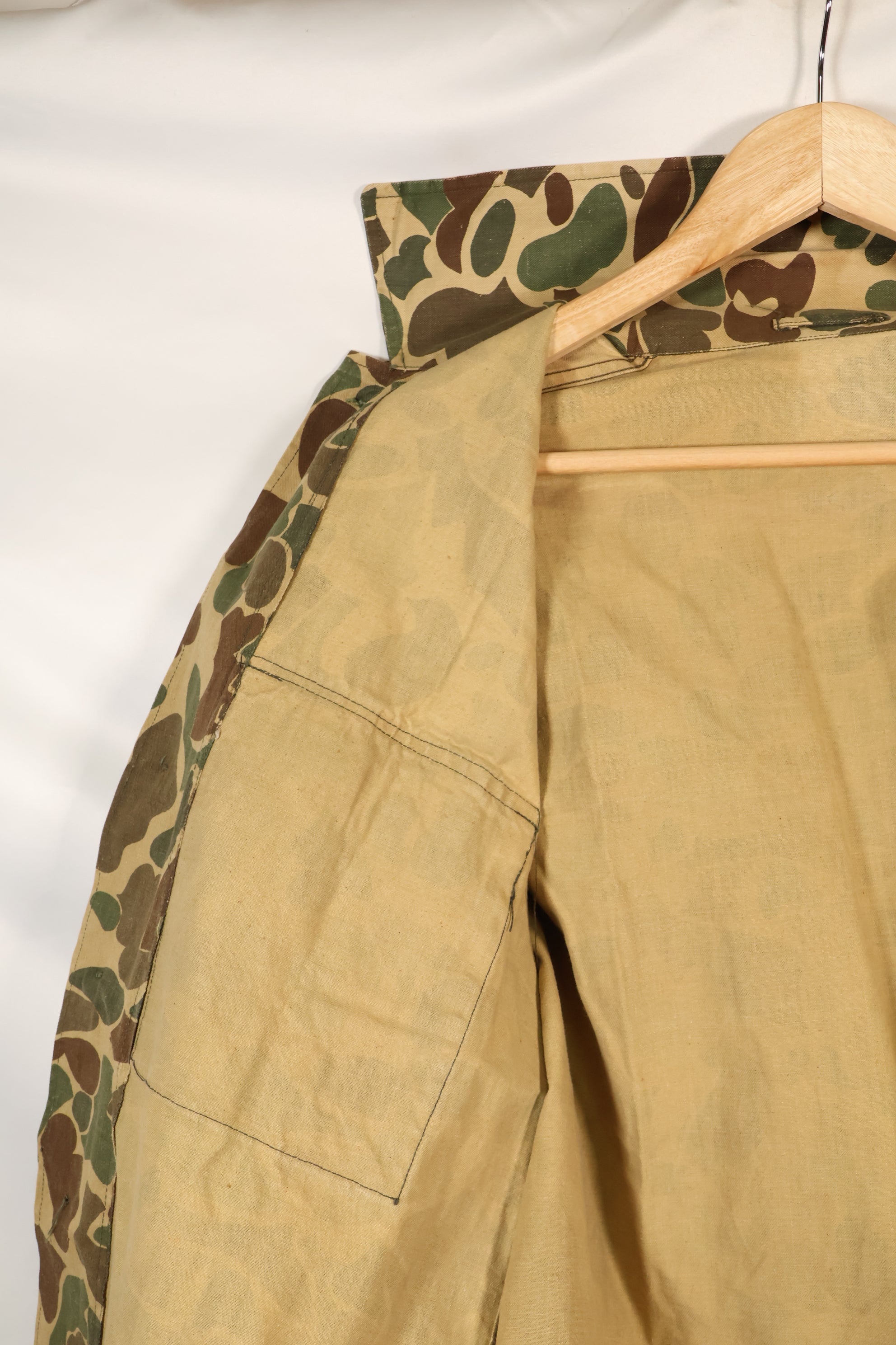 1970年代製造　沖縄製　ベオガム迷彩　ダックハンター　ハンティングシャツ　中古品