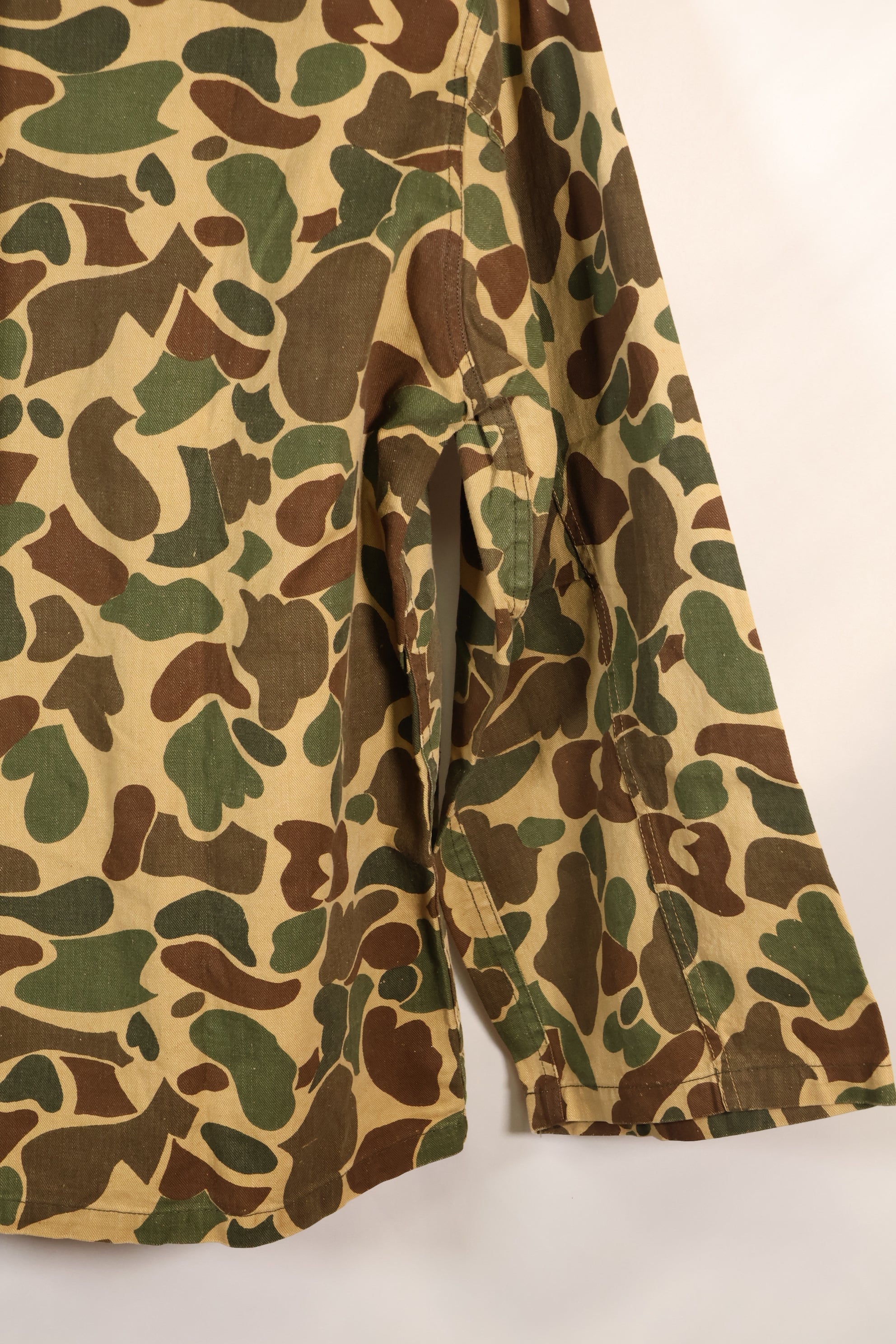 1970年代製造　沖縄製　ベオガム迷彩　ダックハンター　ハンティングシャツ　中古品