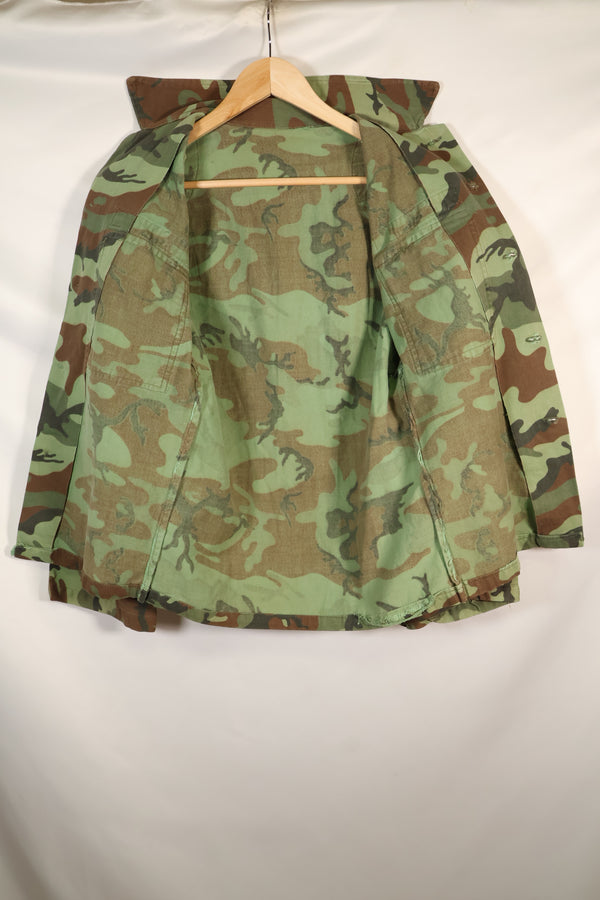 1960年代　南ベトナム　ARVN グリーンリーフ迷彩　シャツ　中古品