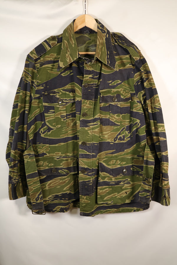 1970年代後半　VNMC 最後期パターン　タイガーストライプ　サファリジャケット　民間品　中古品