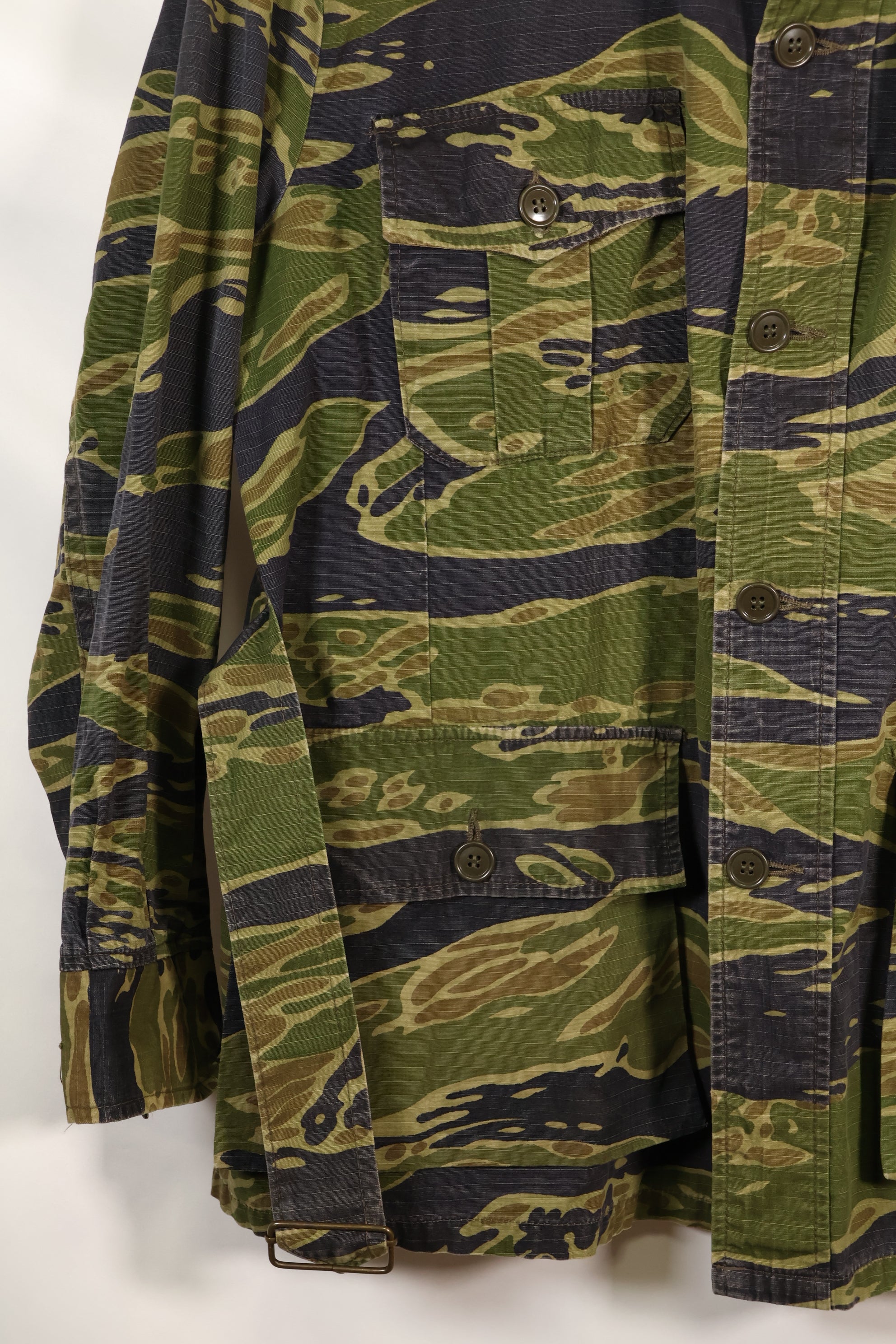 1970年代後半　VNMC 最後期パターン　タイガーストライプ　サファリジャケット　民間品　中古品