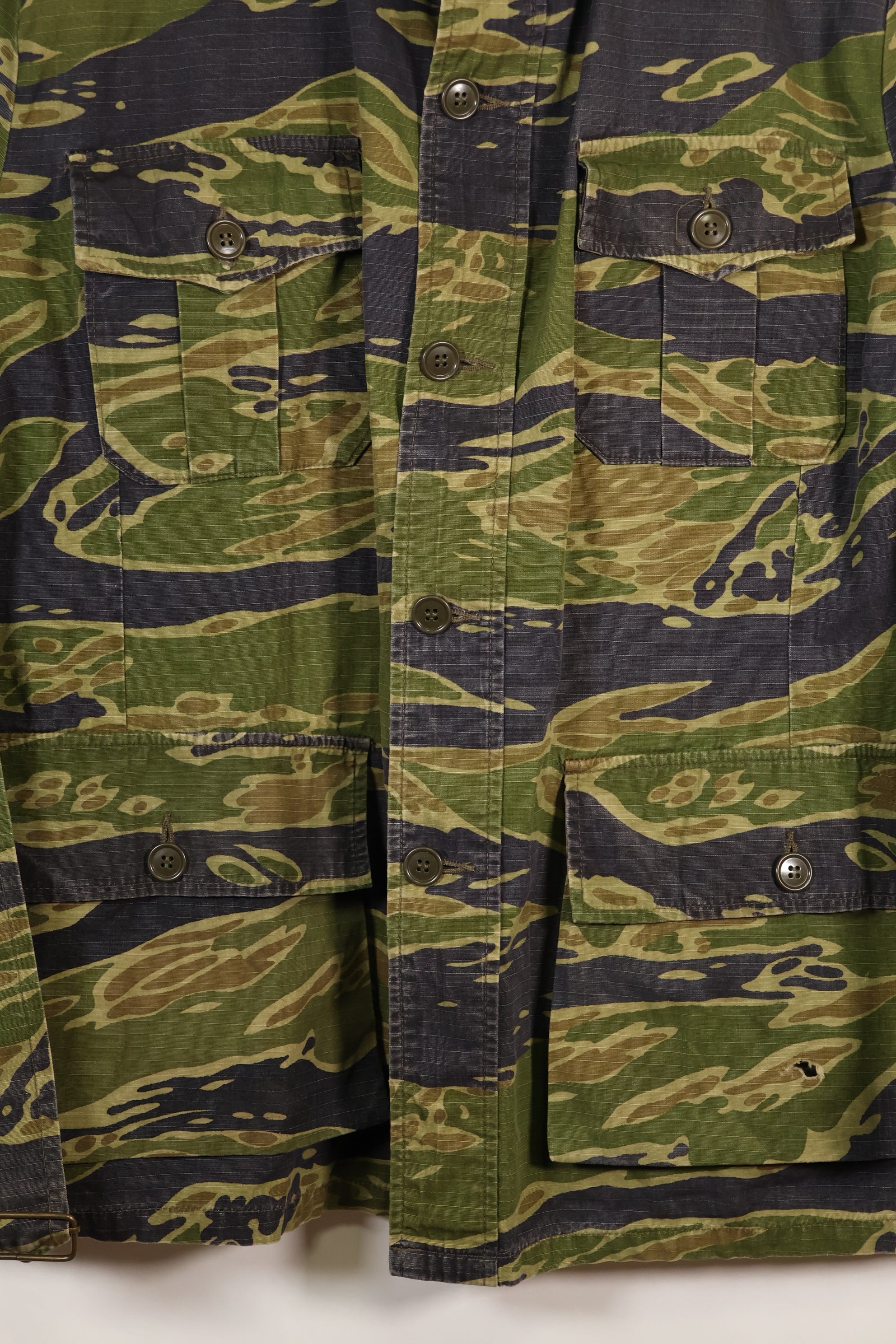 1970年代後半　VNMC 最後期パターン　タイガーストライプ　サファリジャケット　民間品　中古品