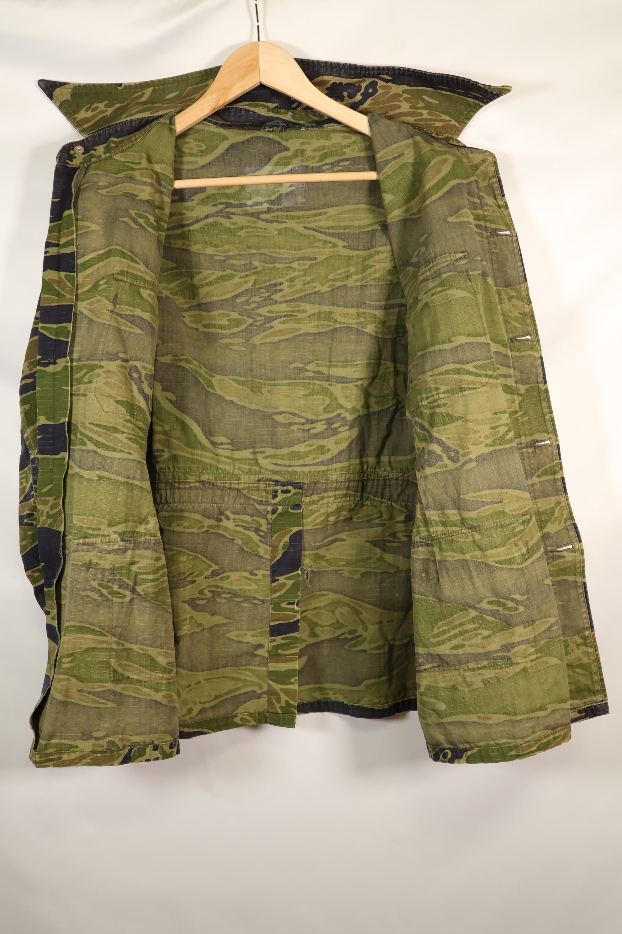 1970年代後半　VNMC 最後期パターン　タイガーストライプ　サファリジャケット　民間品　中古品