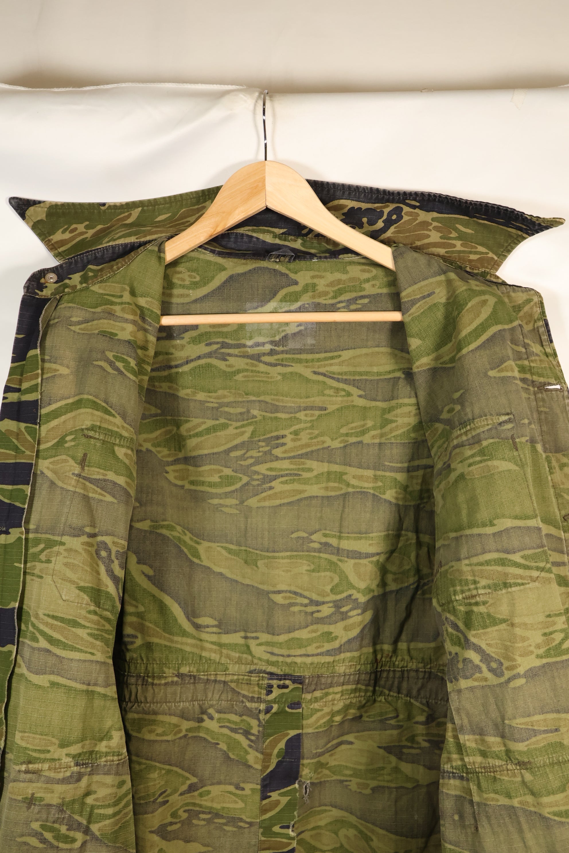 1970年代後半　VNMC 最後期パターン　タイガーストライプ　サファリジャケット　民間品　中古品