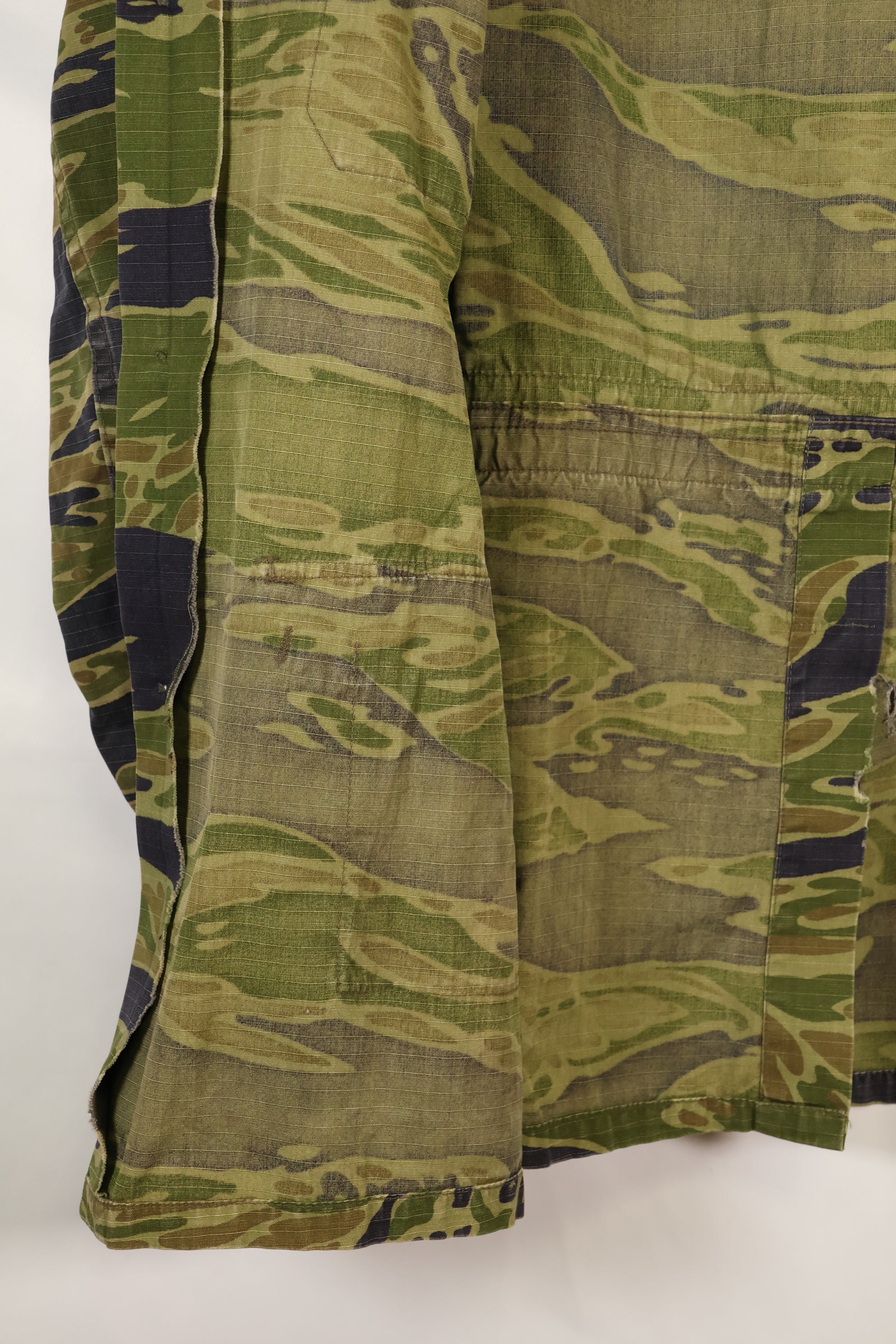 1970年代後半　VNMC 最後期パターン　タイガーストライプ　サファリジャケット　民間品　中古品