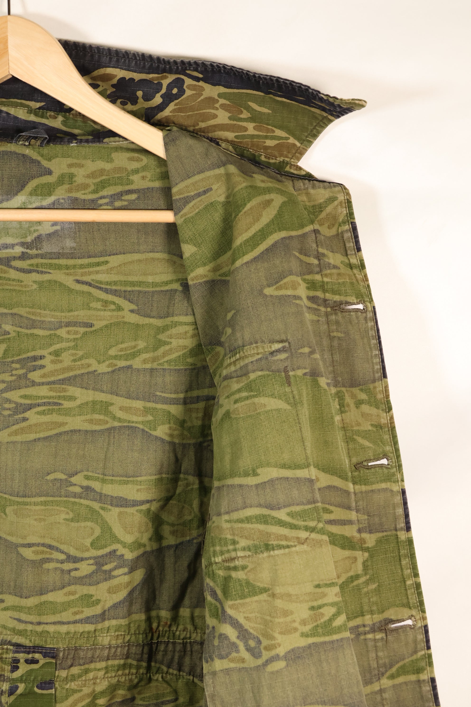 1970年代後半　VNMC 最後期パターン　タイガーストライプ　サファリジャケット　民間品　中古品