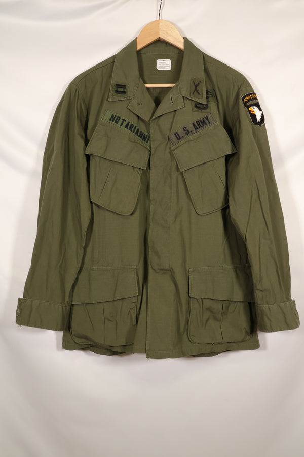 1970年契約　M-S　4th Model ジャングルファティーグ　ジャケット　101空挺　中古品