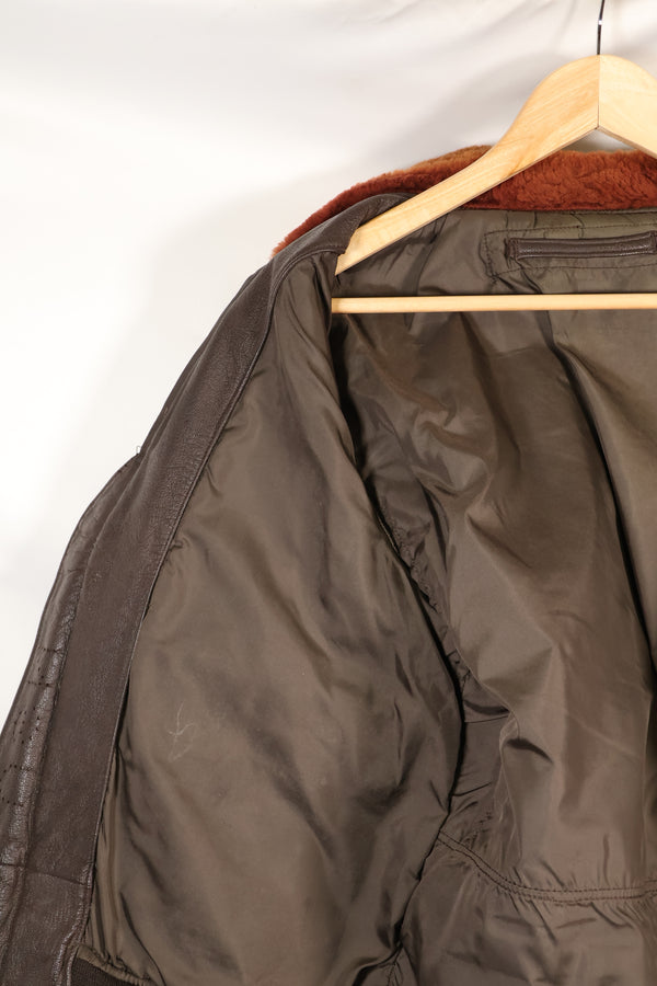 1960年〜64年頃契約　サイズ 42程度　アメリカ海軍　G-1　フライトジャケット　インターメディエイト　中古品