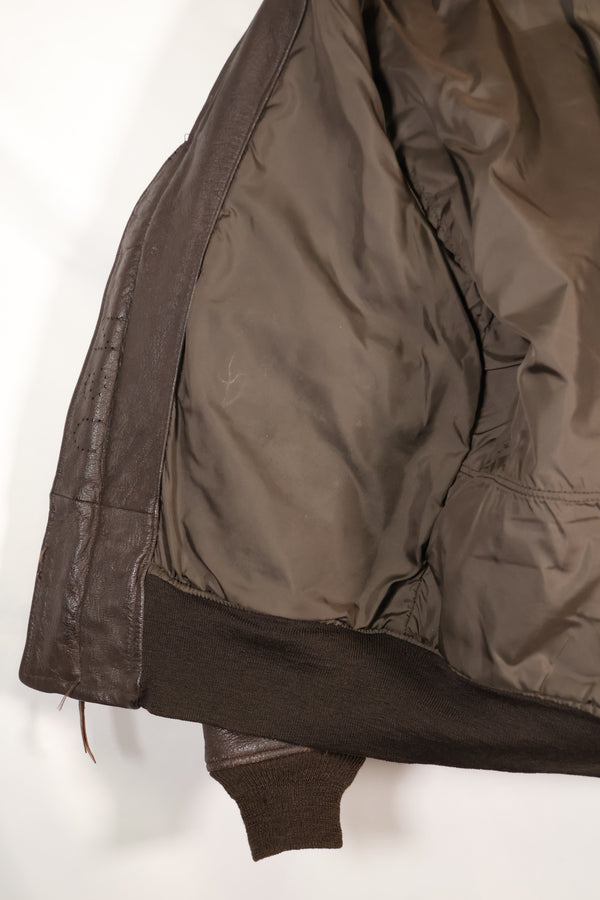 1960年〜64年頃契約　サイズ 42程度　アメリカ海軍　G-1　フライトジャケット　インターメディエイト　中古品