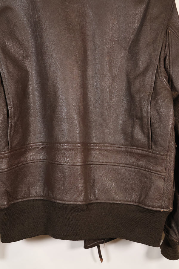 1960年〜64年頃契約　サイズ 42程度　アメリカ海軍　G-1　フライトジャケット　インターメディエイト　中古品