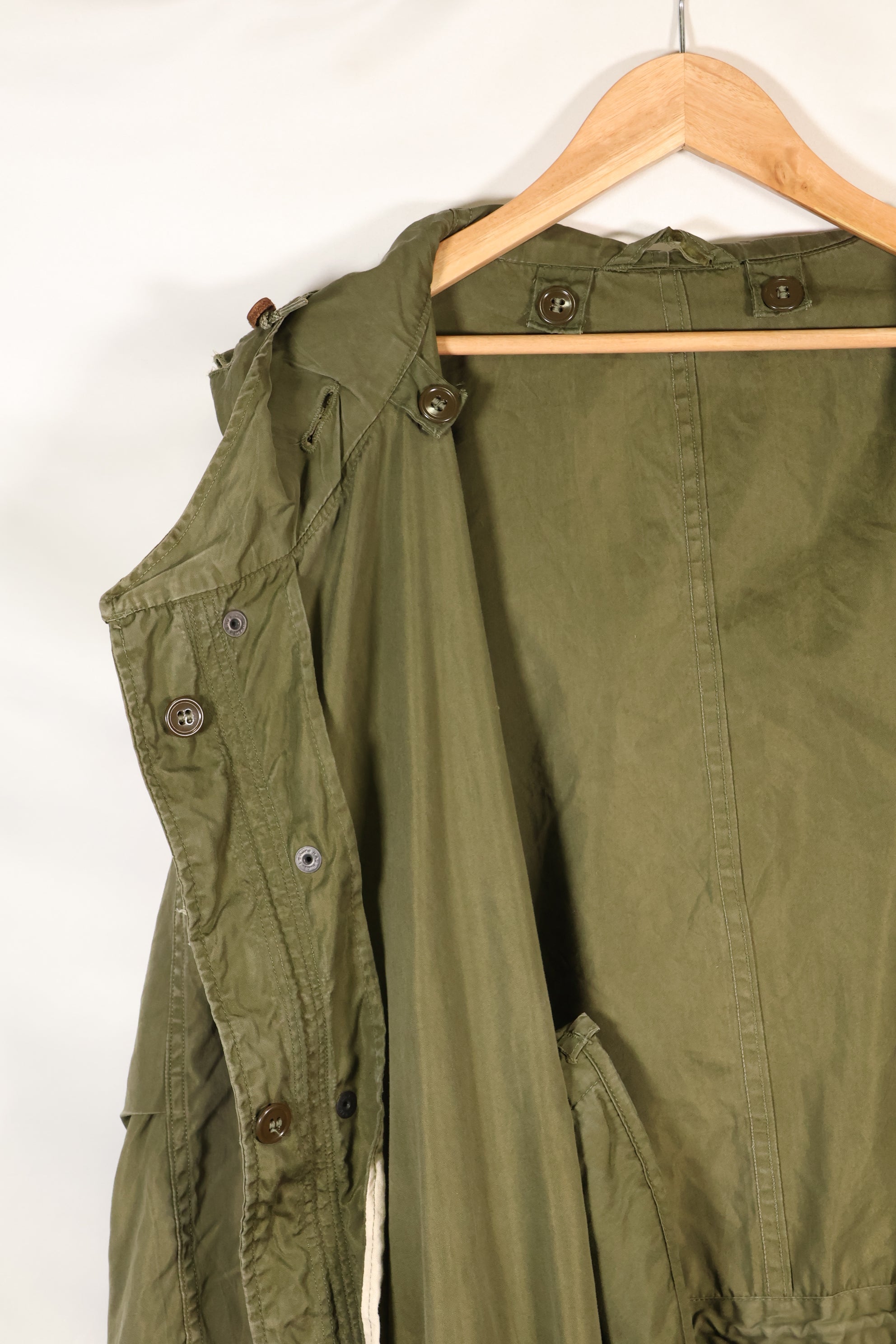 1950年代前半　X-LARGE　アメリカ軍　M51　フィールドパーカー ライナーセット　フィッシュテイルパーカー　中古　