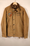 1940年代　WWII　アメリカ海軍　デッキジャケット　パッチ付き　中古品　大きめサイズ