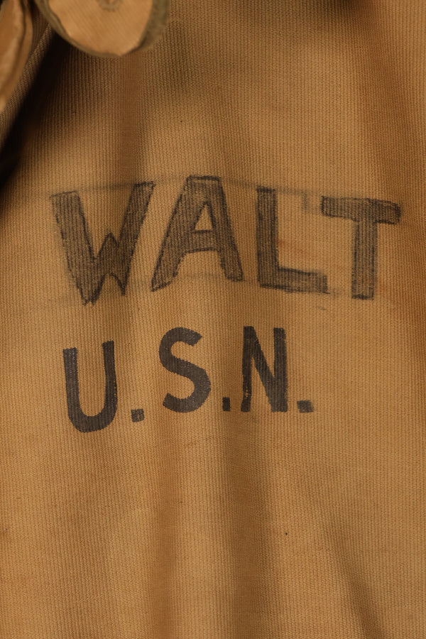 1940年代　WWII　アメリカ海軍　デッキジャケット　パッチ付き　中古品　大きめサイズ