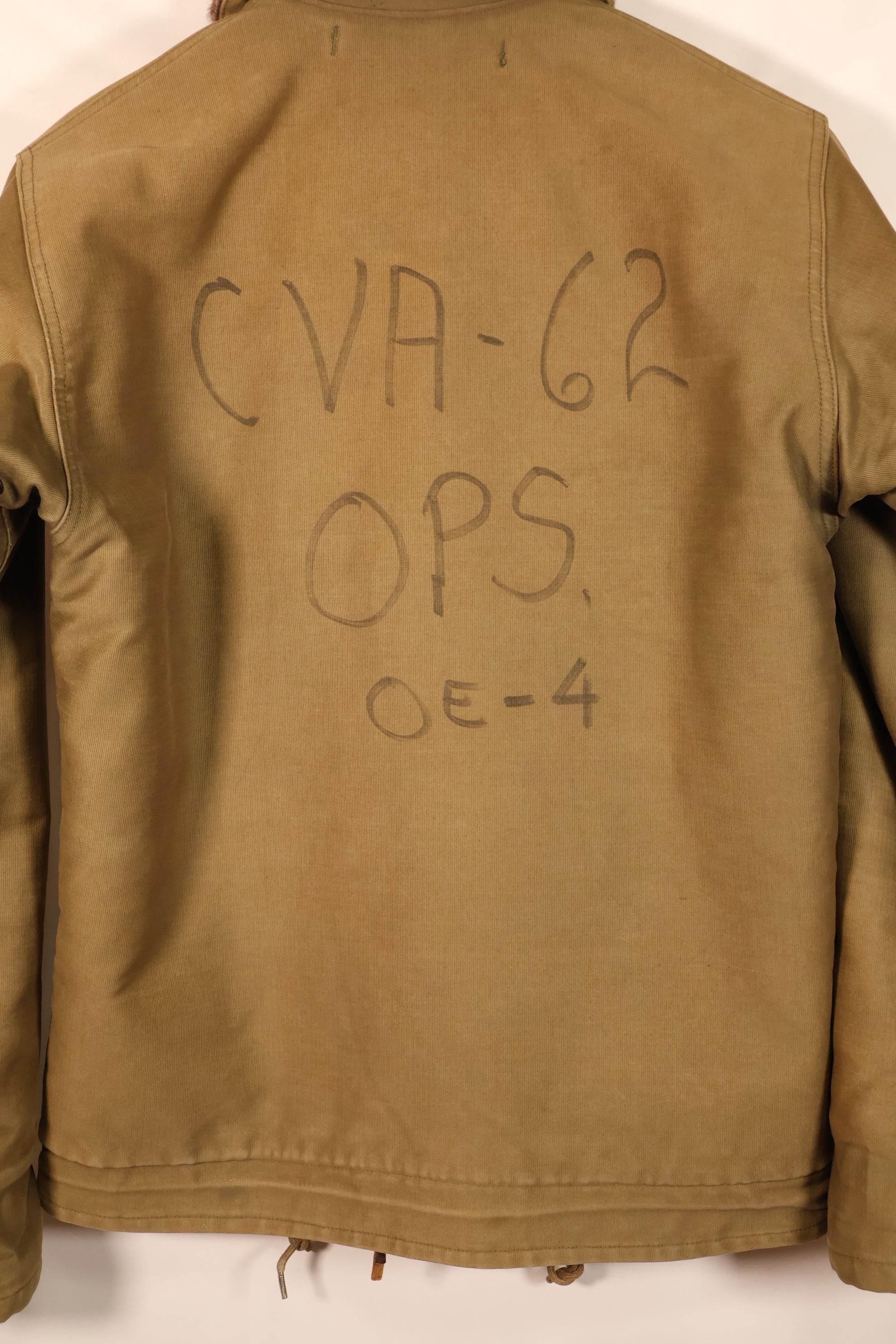 1950年代ロット　サイズ36~38程度　アメリカ海軍　N-1　デッキジャケット　CVA-62　中古品