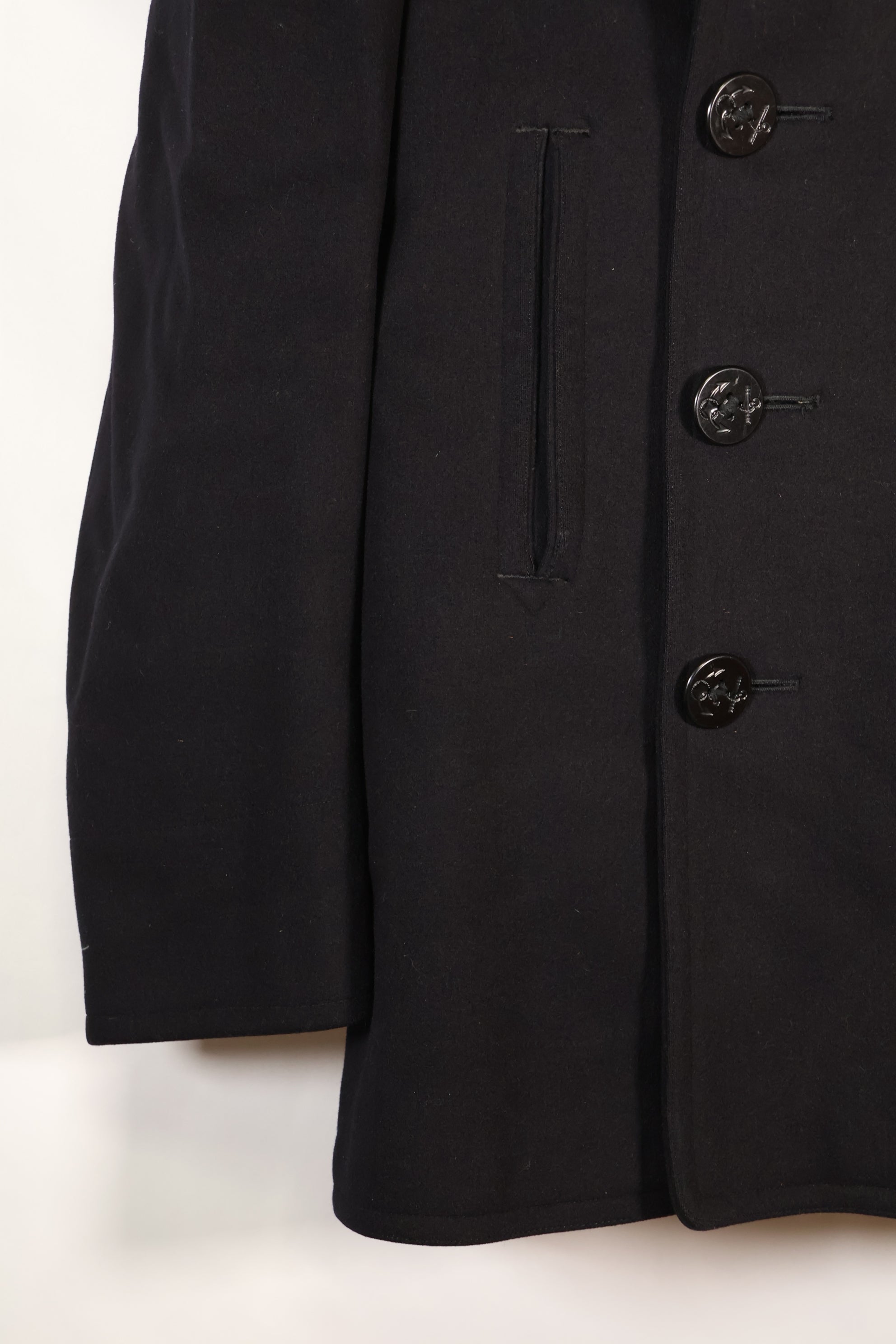 1940年代　推定38程度　10個ボタン　アメリカ海軍　ピーコート　状態良い　A