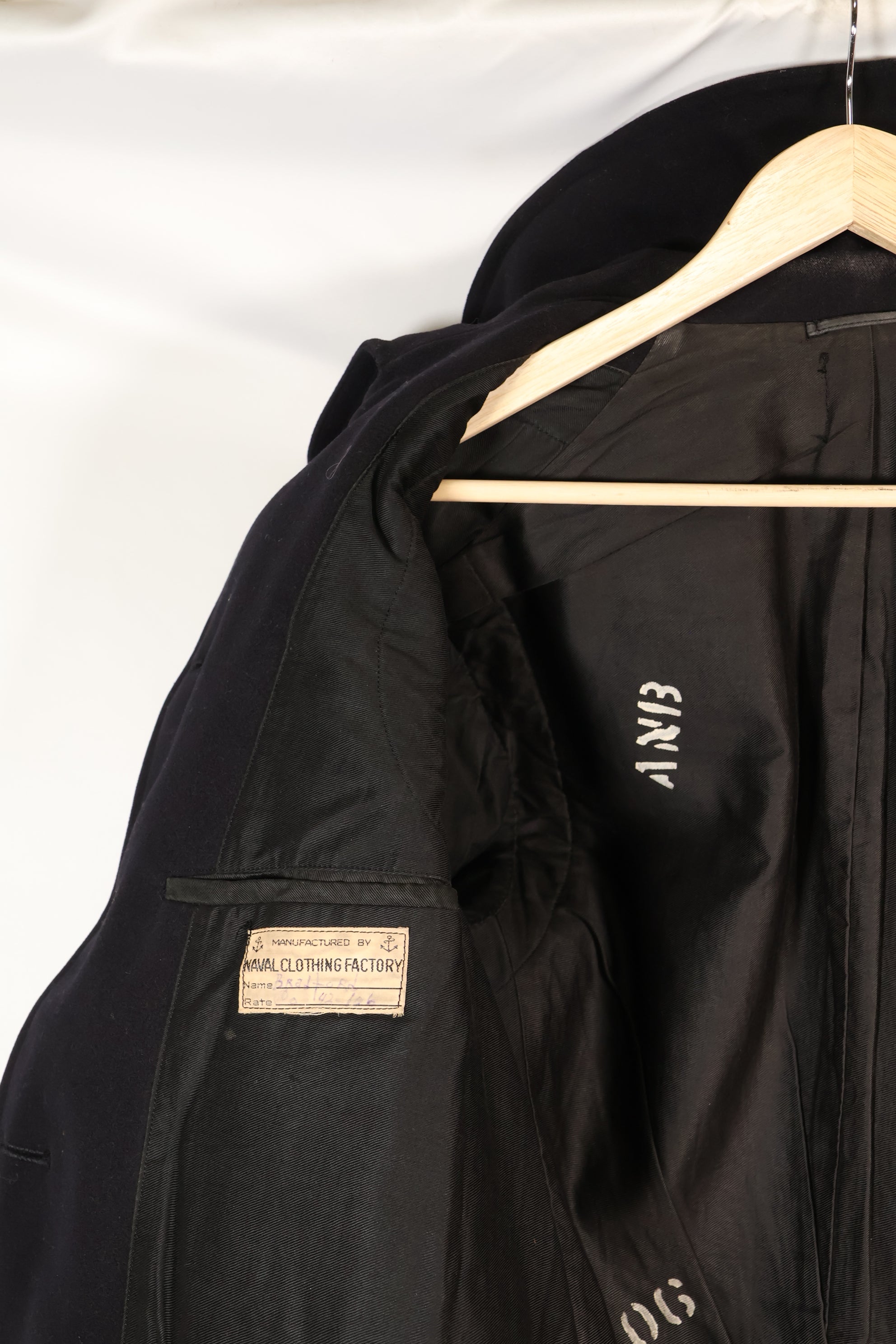 1940年代　推定38程度　10個ボタン　アメリカ海軍　ピーコート　状態良い　A