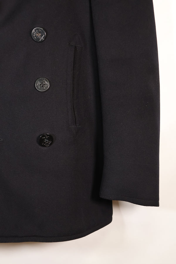 1940年代　推定38程度　10個ボタン　アメリカ海軍　ピーコート　状態良い　B