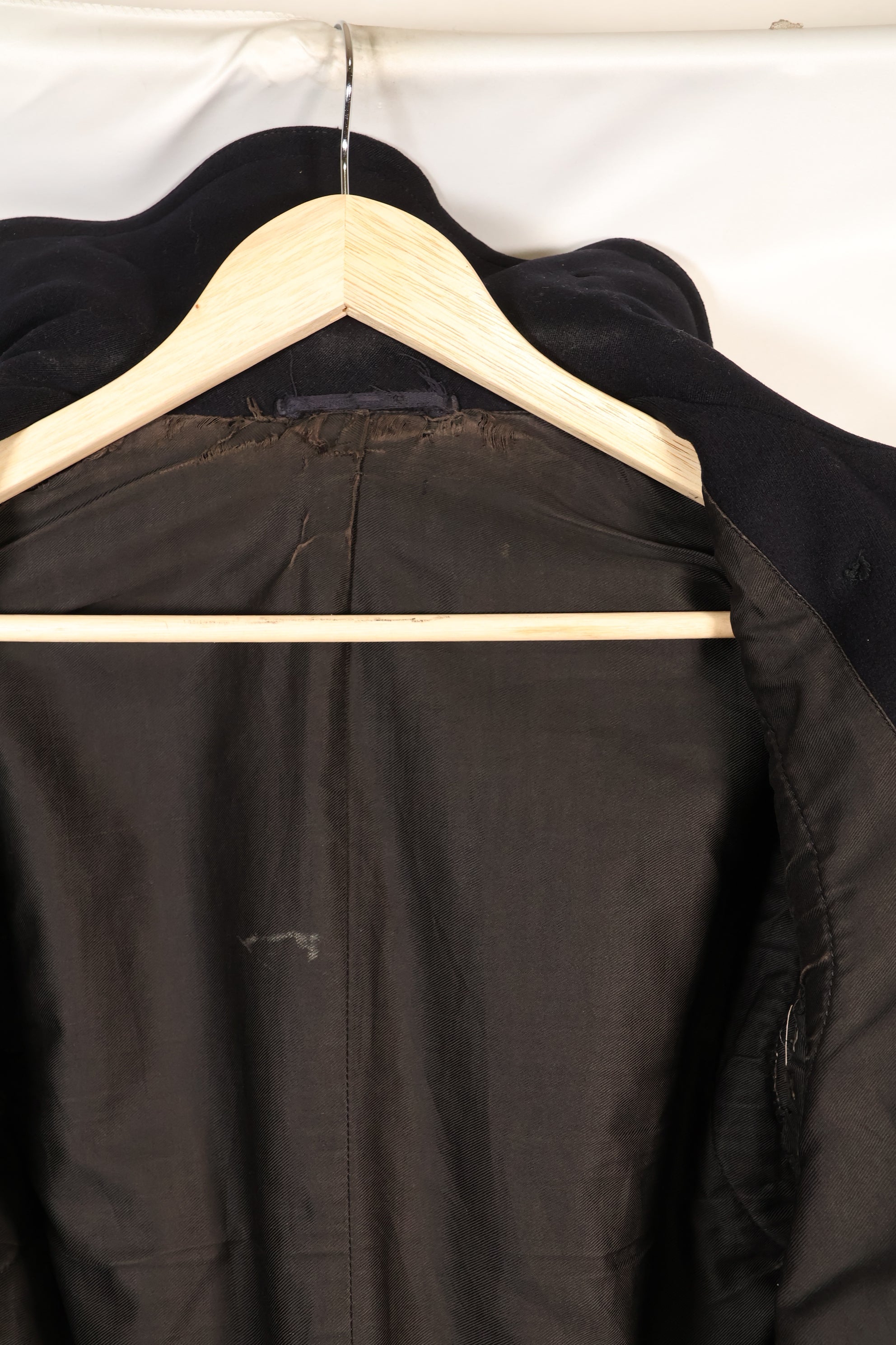 1940年代　推定38程度　10個ボタン　アメリカ海軍　ピーコート　状態良い　B