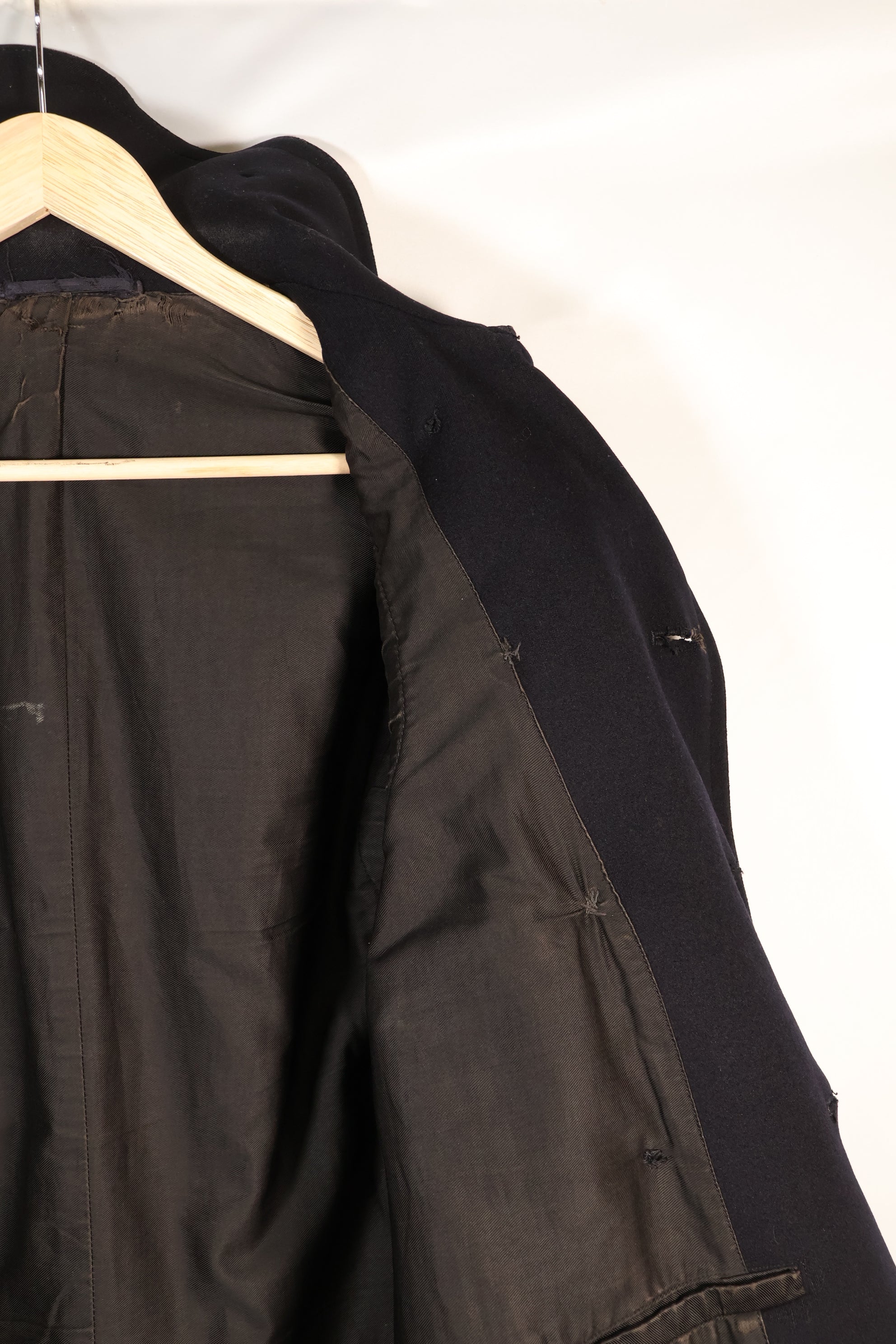 1940年代　推定38程度　10個ボタン　アメリカ海軍　ピーコート　状態良い　B