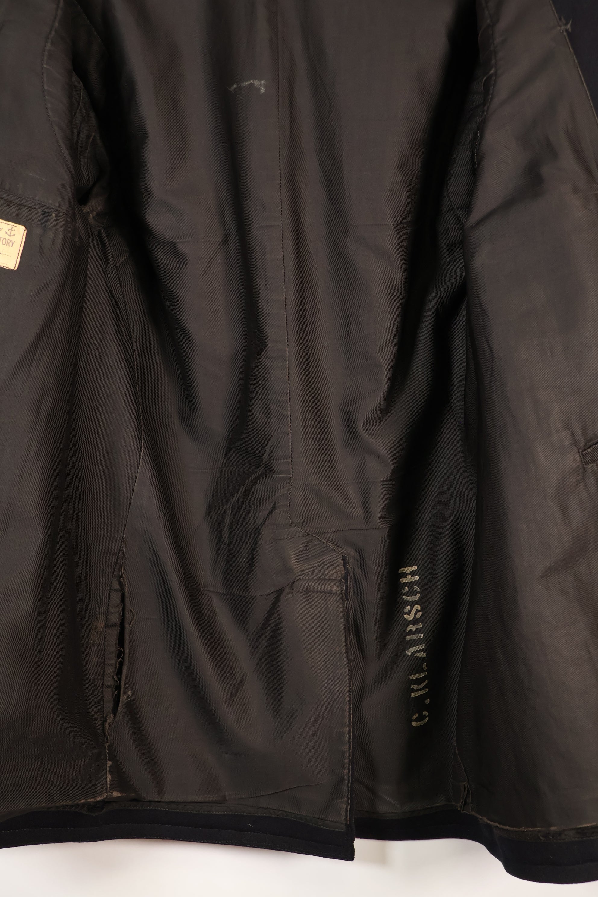 1940年代　推定38程度　10個ボタン　アメリカ海軍　ピーコート　状態良い　B