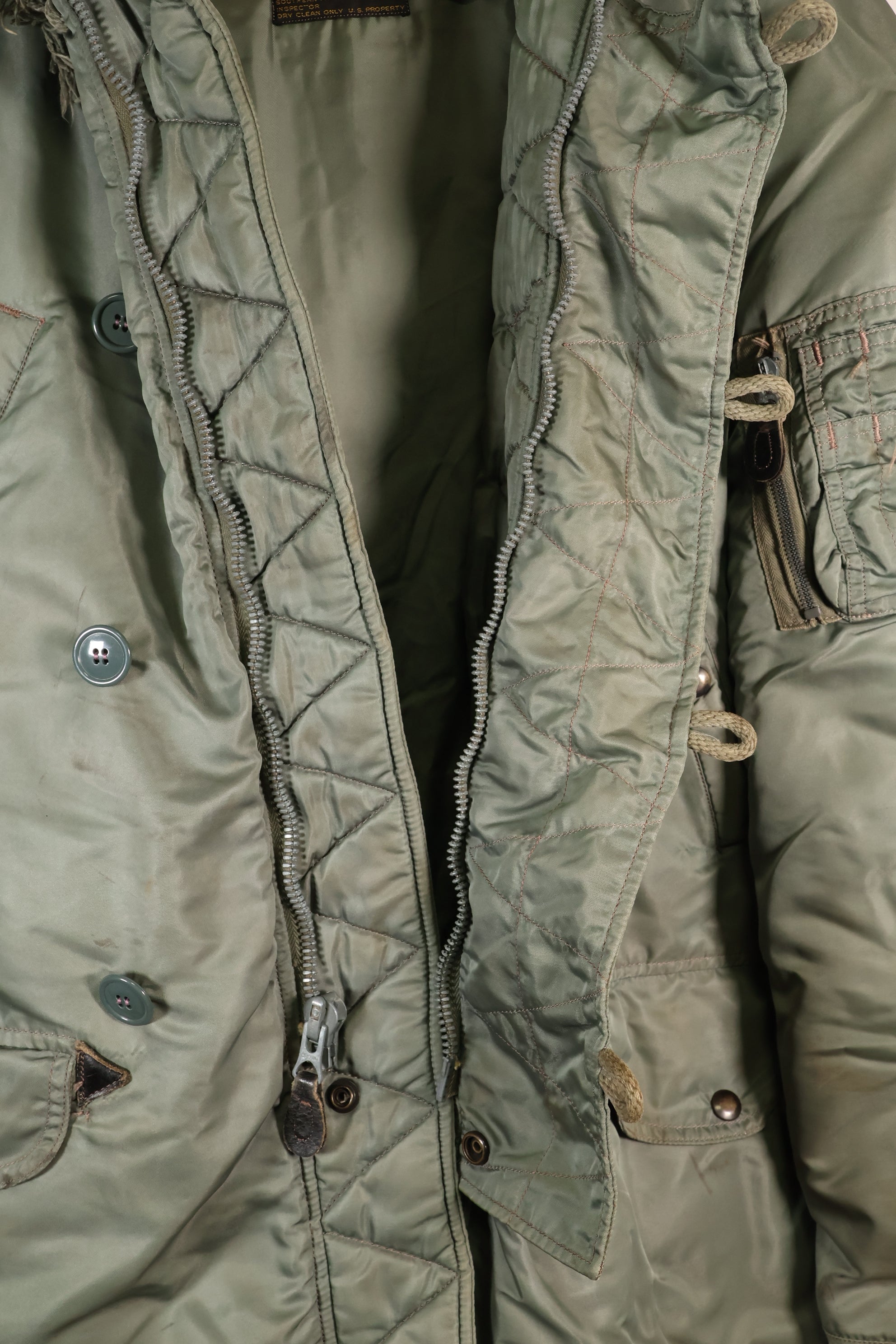 1950年代　MEDIUM　黒タグ　N-3B　ヘビーゾーン　フライトジャケット　中古品